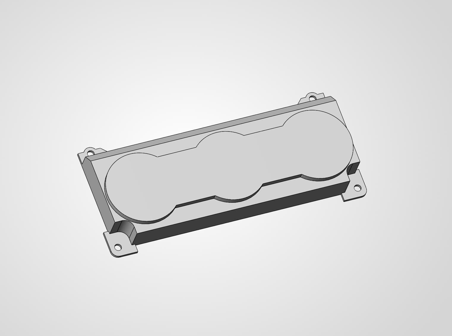 Rear Heating Control Blanking Panel — image 1 of 1