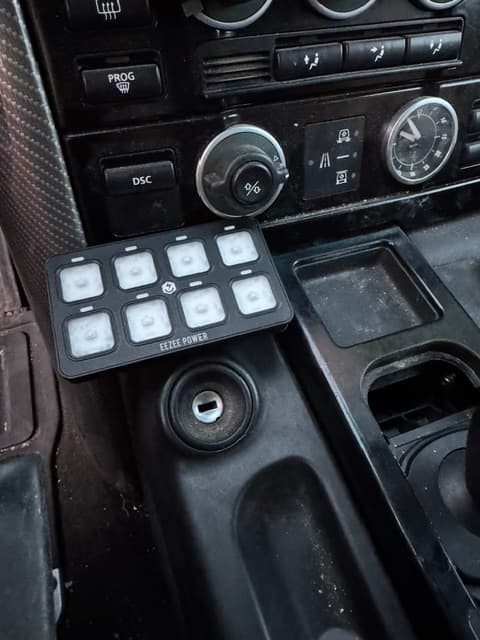 Switch-Panel Mount No Holes Required