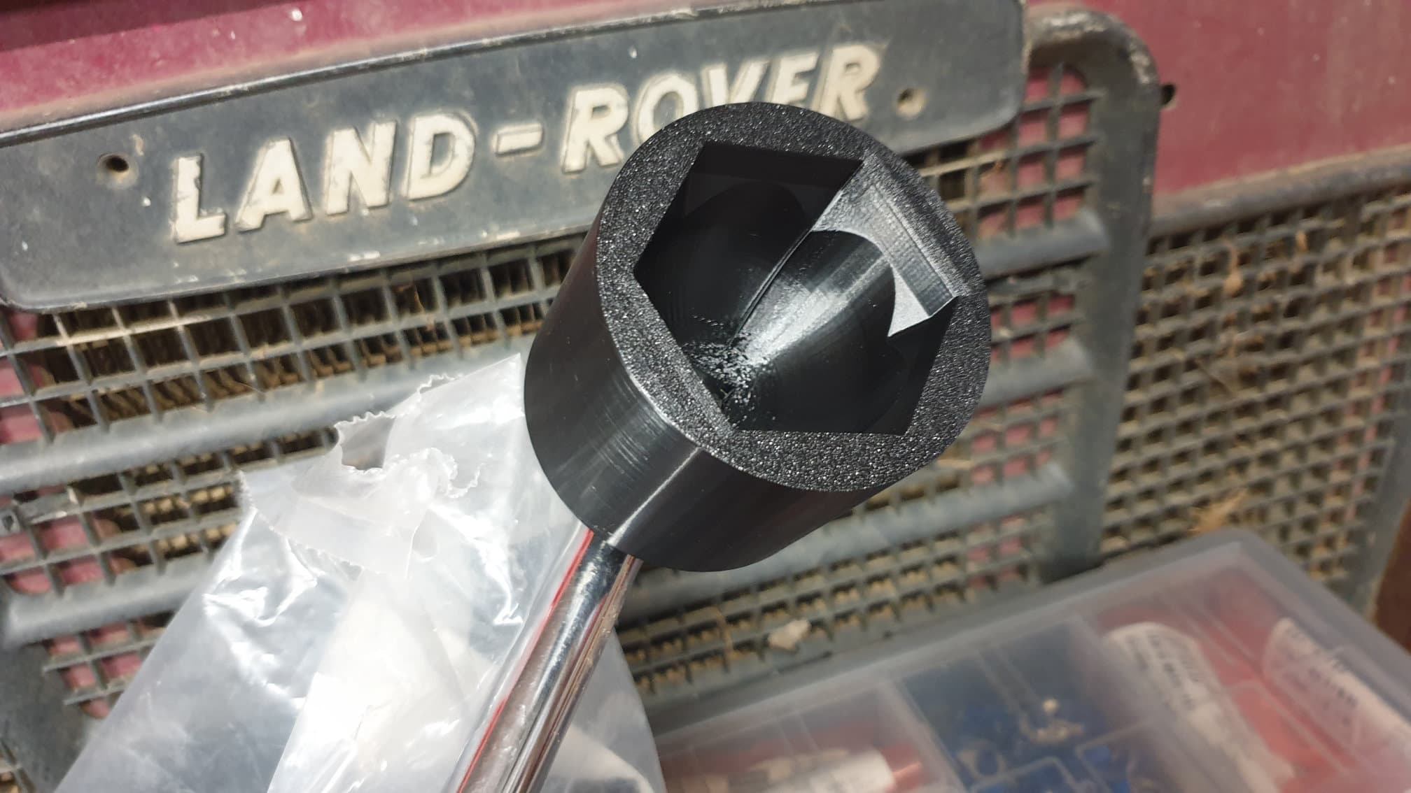 52mm Hub Nut Socket - 1/2 inch drive + 27mm hex