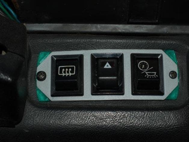 Three-Switch Dashboard Panel